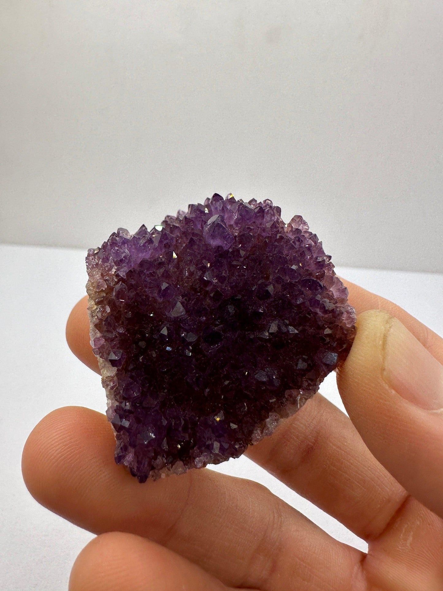 Deep Purple Amethyst Crystal, AAA+ Turkish Amethyst, Crystals, Alacam Mine, Crystal Collection, Crown Chakra, Turkey, 47.74 grams