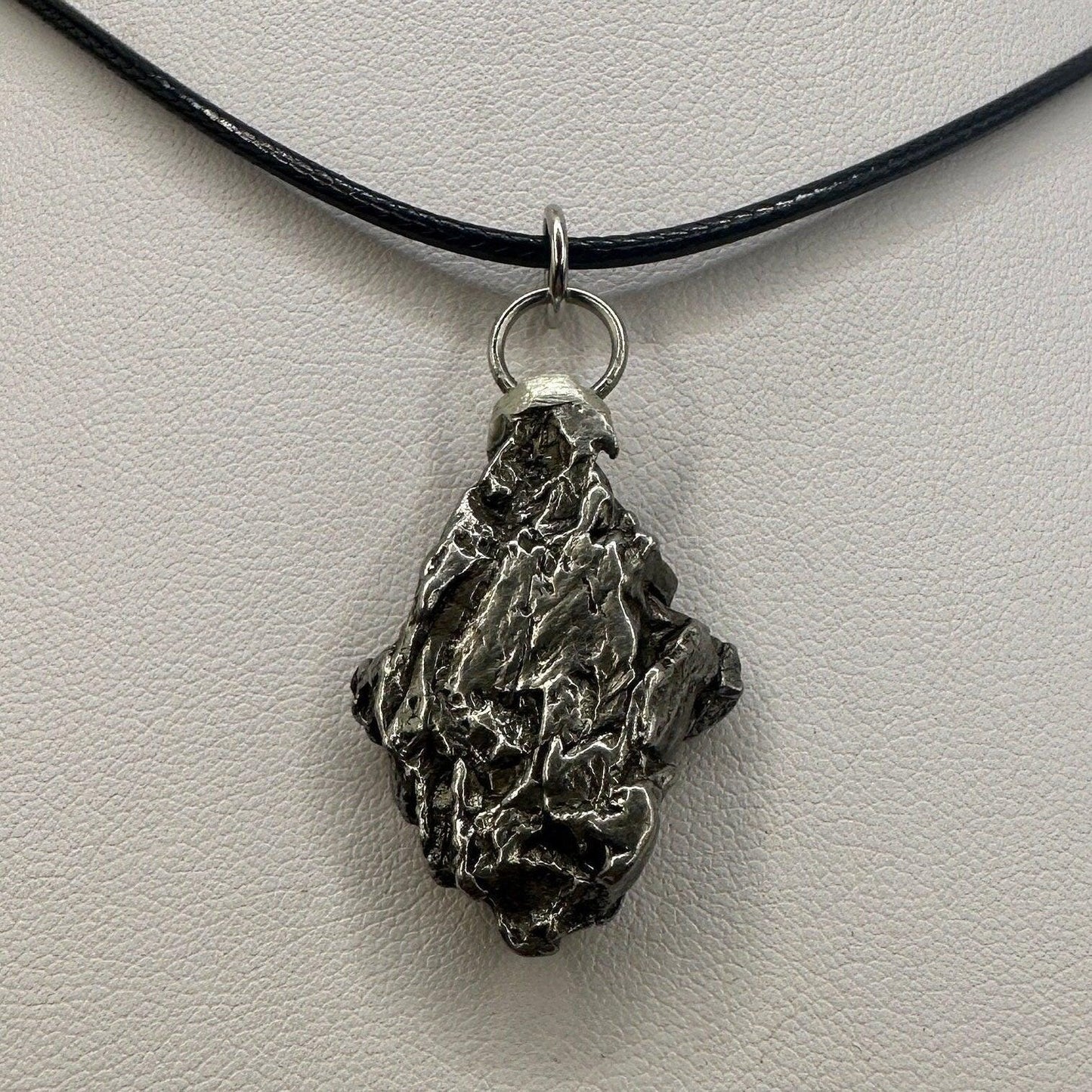 Campo del Cielo Meteorite Pendant, Astronomy Gift, Meteorite Jewelry, Iron Meteorite, Meteorite Pendant, COA, Astronomy Gift, 14.70 Grams