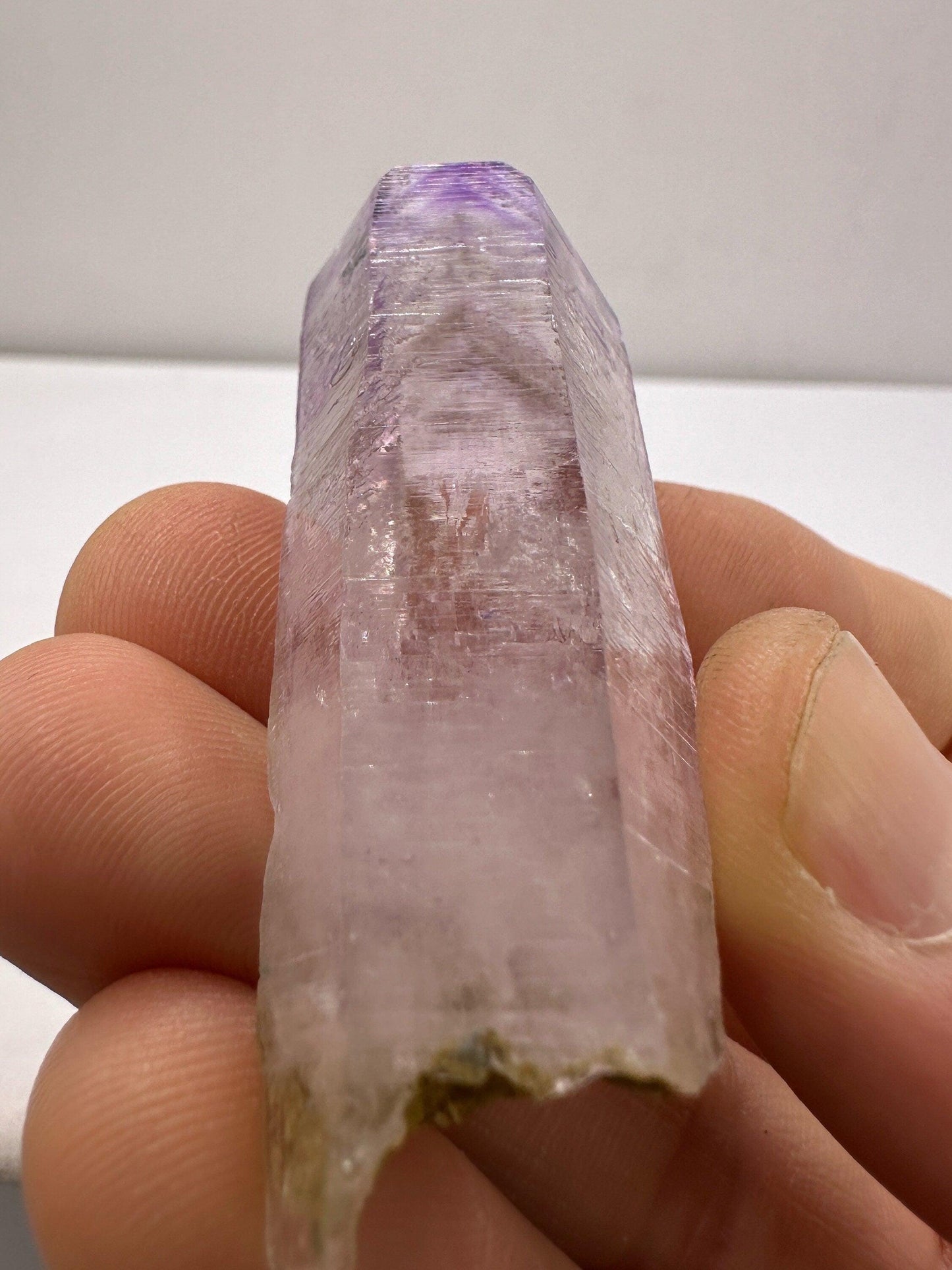 Vera Cruz Amethyst Crystal, Phantom Quartz, Vera Cruz, Crystal Point, Crystals, Crystal Collection, Brazil, Reiki Healing, 33.36 Grams