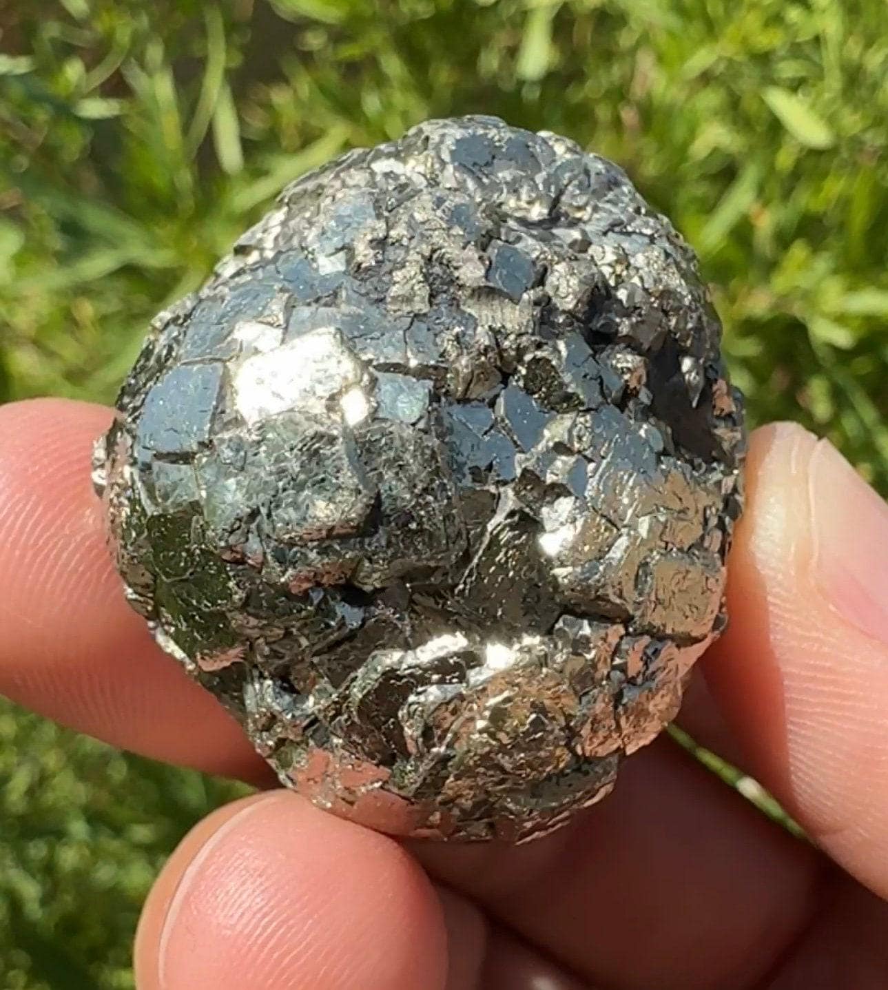 Golden Prophecy Stone, Rare and Unique, Marcasite Nodule, Crystal of Protection, Pyrite, Reiki, Rock Collection, Transformation, 87.56 grams