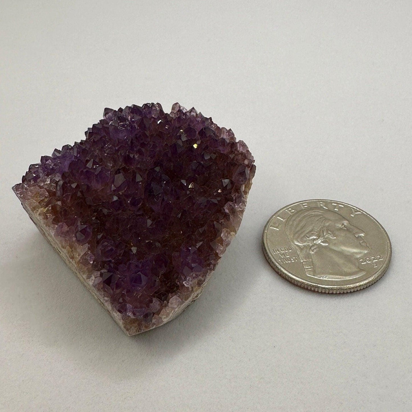 Deep Purple Amethyst Crystal, AAA+ Turkish Amethyst, Crystals, Alacam Mine, Crystal Collection, Crown Chakra, Turkey, 47.74 grams