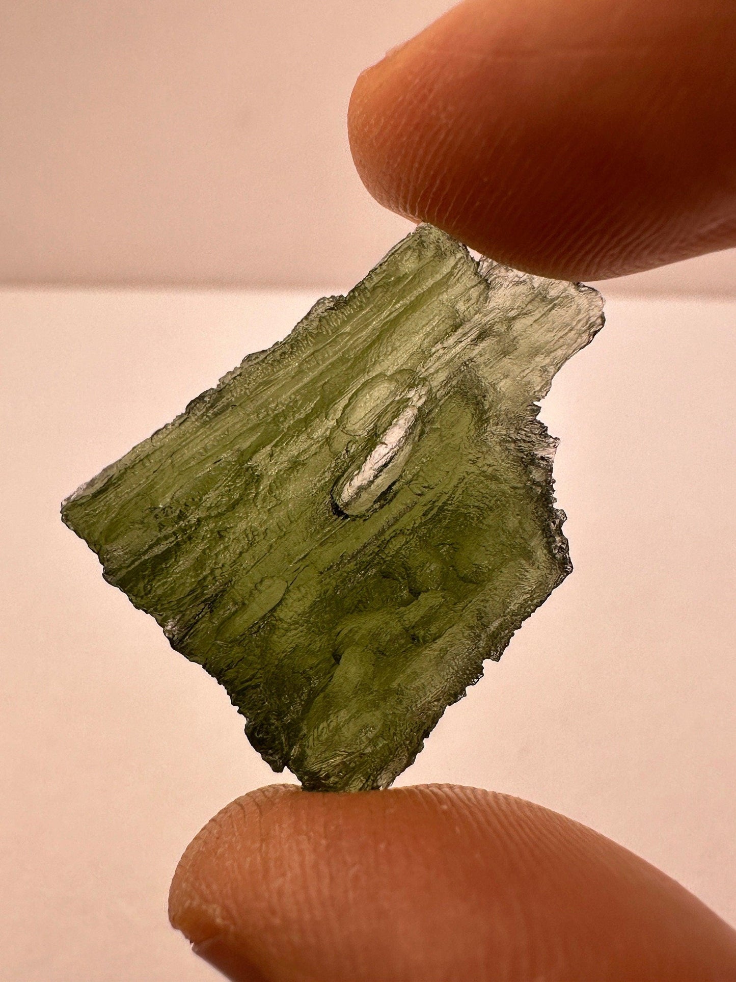 Moldavite Tektite Specimen, High Quality, Transformation, Manifestation, Reiki, Authentic Moldavite Specimen, 5.05 grams|25.25 carats