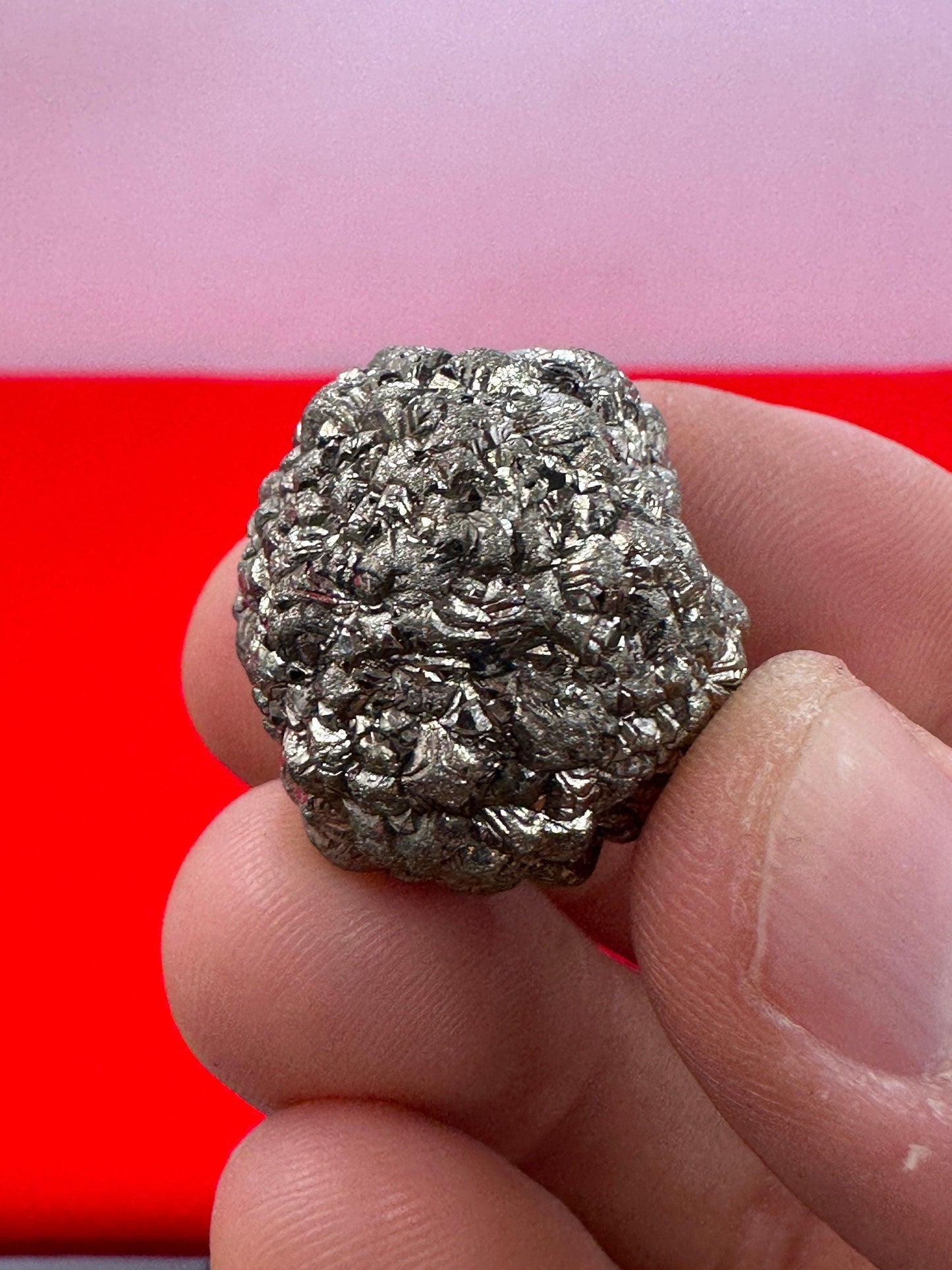 Golden Prophecy Stone: Marcasite Pyrite Nodule, Reiki Crystal, 24.58 grams