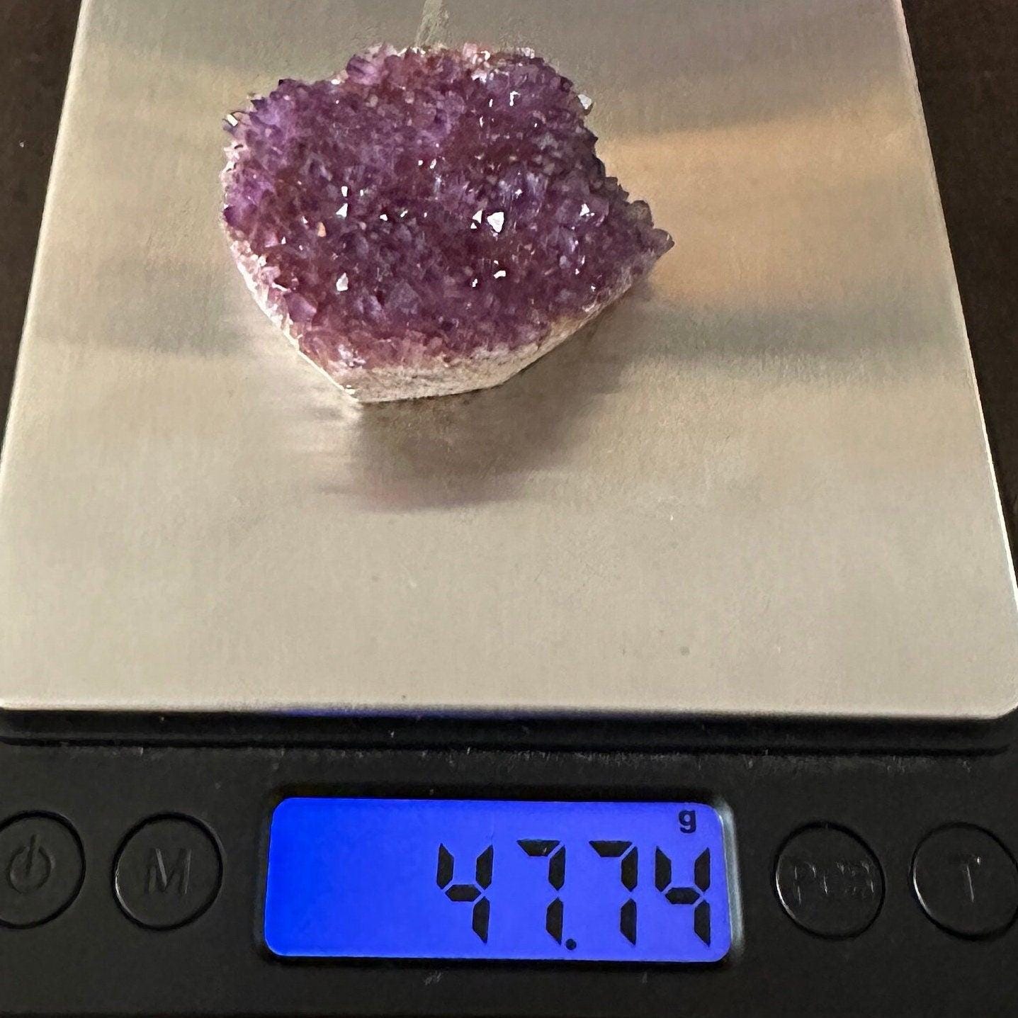 Deep Purple Amethyst Crystal, AAA+ Turkish Amethyst, Crystals, Alacam Mine, Crystal Collection, Crown Chakra, Turkey, 47.74 grams