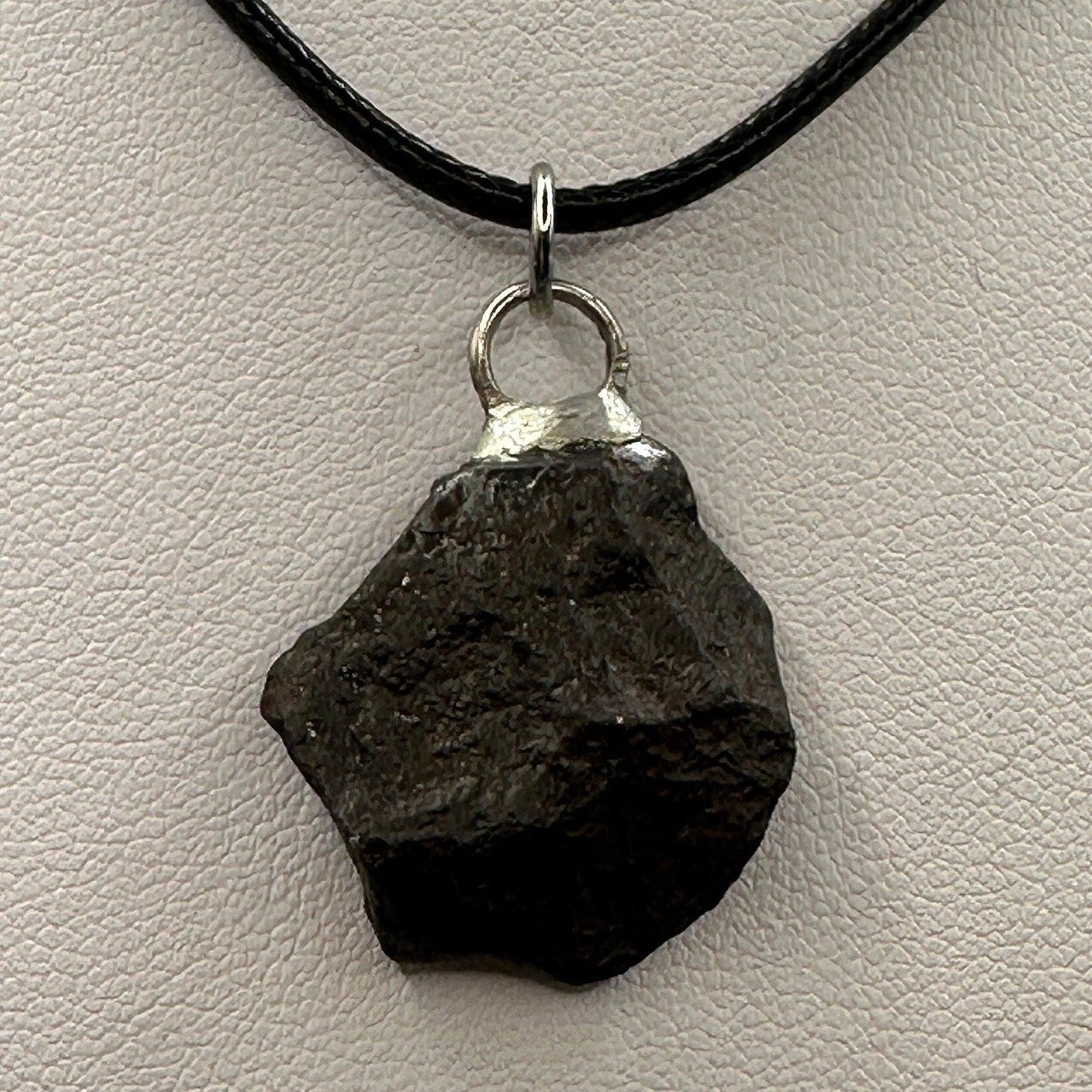 Rare Canyon Diablo Meteorite Pendant 10.22 grams, Beautiful and unique meteorite formation, Astronomy Gift, Space Gift, Iron Meteorite