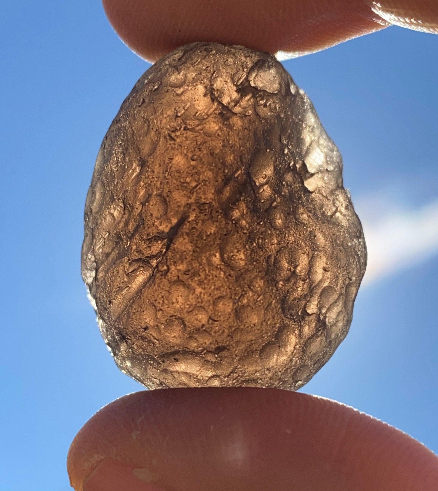 Colombianite Specimen, Beautiful and Translucent, Shamanic, Tektite, Pseudotektite, Obsidian, Healing Energy, Metaphysical, 18.88  grams