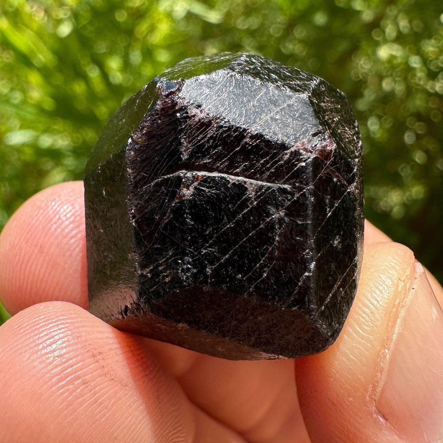 Almandine Garnet, Garnet, Morocco, Natural Garnet, Authentic, Manifestation, Protection, Rock Collection, Dodecahedron, 28.03 grams