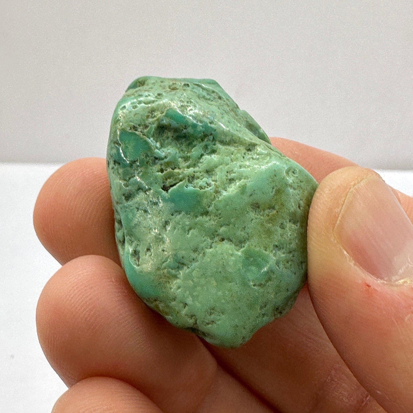 Beautiful High Quality Kingman Turquoise, Nugget, Smooth, Rock Collection, Reiki, Ithica Mine, Arizona Turquoise, 13.76 grams|68.8 carats