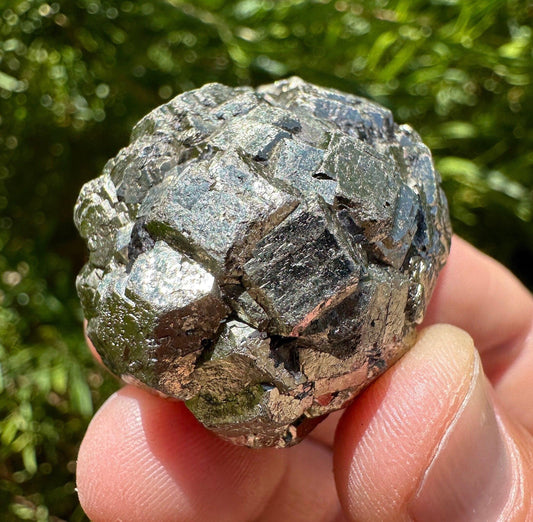 Golden Prophecy Stone, Rare and Unique, Marcasite Nodule, Crystal of Protection, Pyrite, Reiki, Rock Collection, Transformation, 68.98 grams