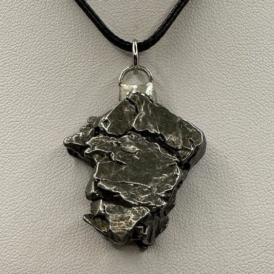 Beautiful Meteorite Campo del Cielo Pendant 20.56 grams, Astronomy Gift, Authentic Meteorite, Meteorite Jewelry, Meteorite Pendant, COA