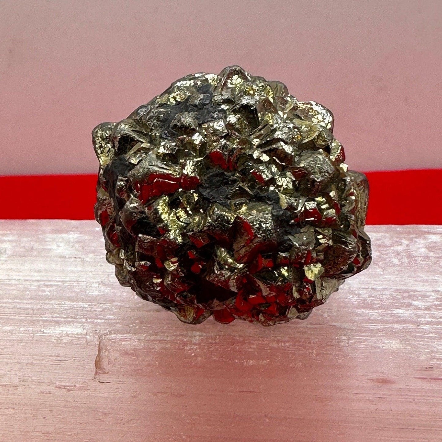 Golden Prophecy Stone, Rare and Unique, Marcasite Nodule, Crystal of Protection, Pyrite, Reiki, Rock Collection, Transformation, 56.34 grams