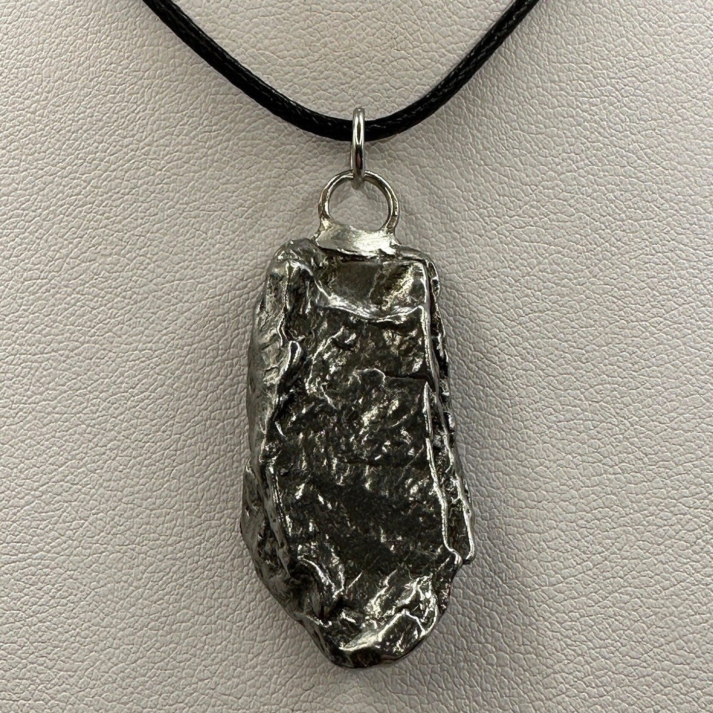 Beautiful Meteorite Campo del Cielo Pendant 16.85 grams, Astronomy Gift, Authentic Meteorite, Meteorite Jewelry, Meteorite Pendant, COA