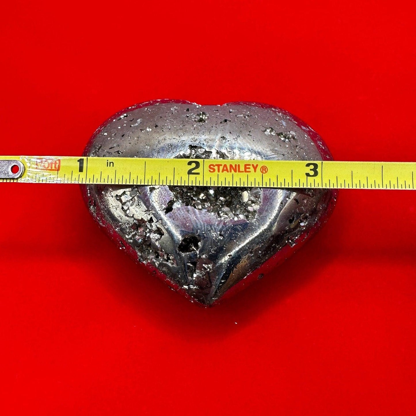 Beautiful Pyrite Heart, Pyrite, Heart Shaped, Balance, Heart, Arizona Pyrite, willpower, Mothers Day, Fools Gold, 6.9 ounces