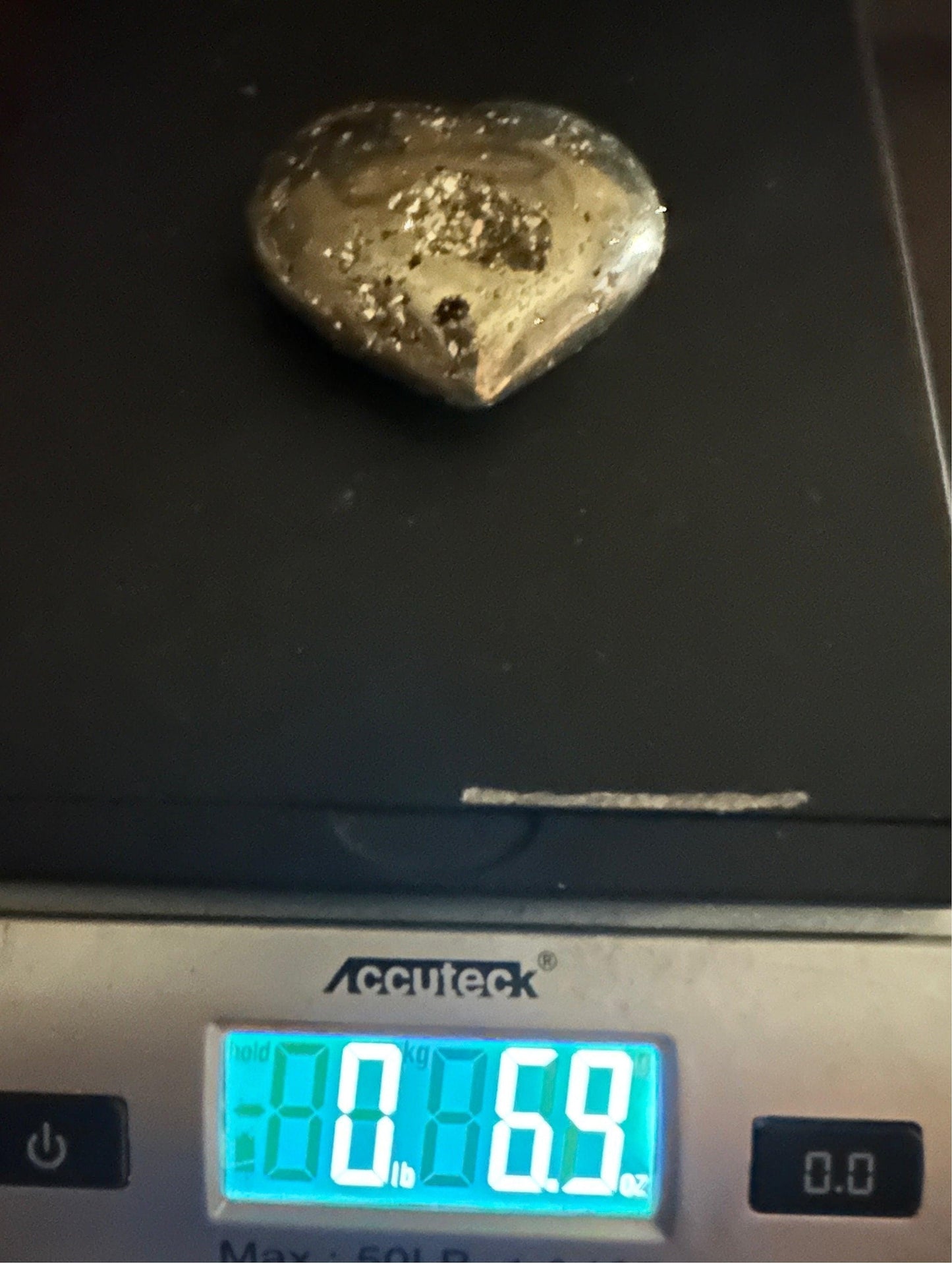 Beautiful Pyrite Heart, Pyrite, Heart Shaped, Balance, Heart, Arizona Pyrite, willpower, Mothers Day, Fools Gold, 6.9 ounces