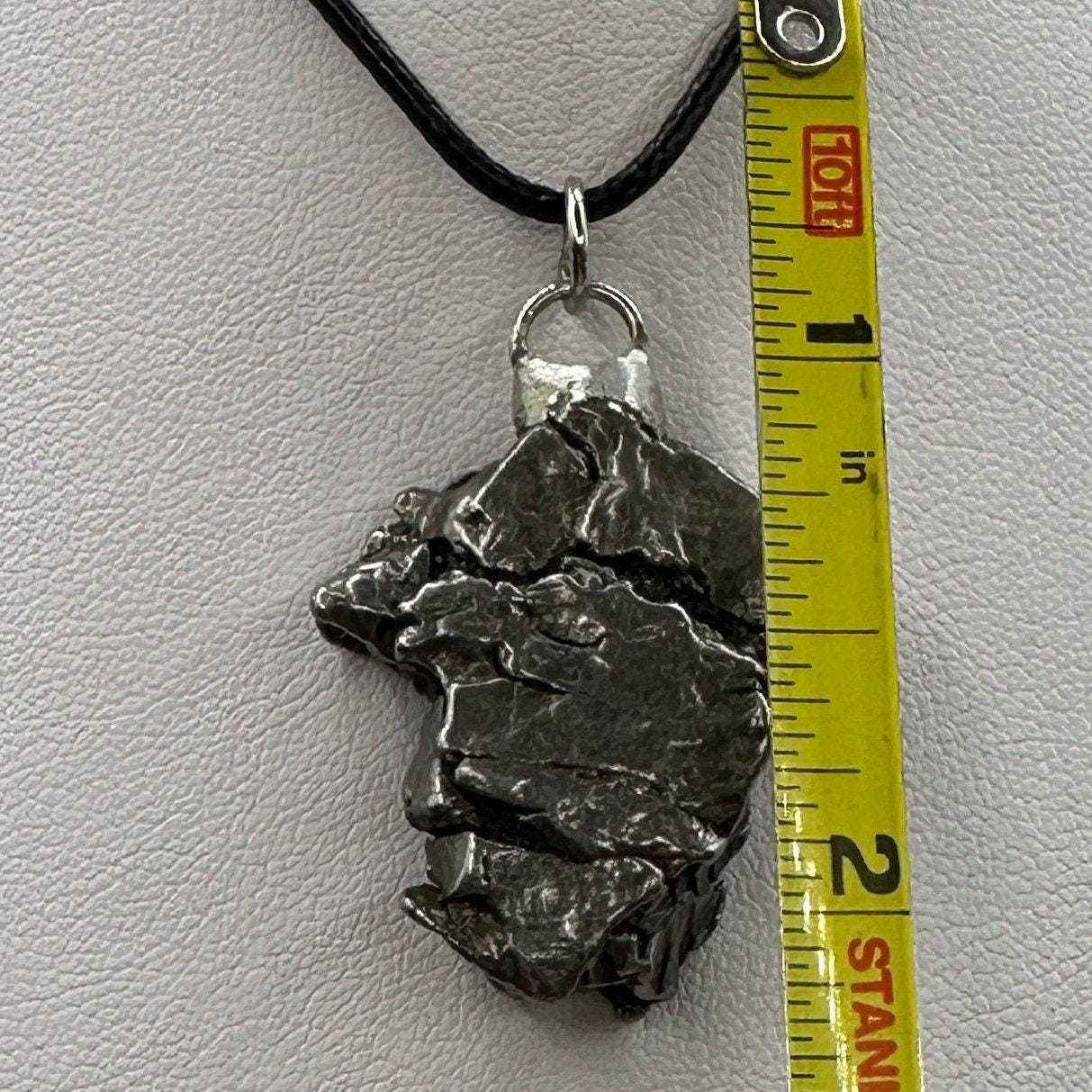 Beautiful Meteorite Campo del Cielo Pendant 20.56 grams, Astronomy Gift, Authentic Meteorite, Meteorite Jewelry, Meteorite Pendant, COA