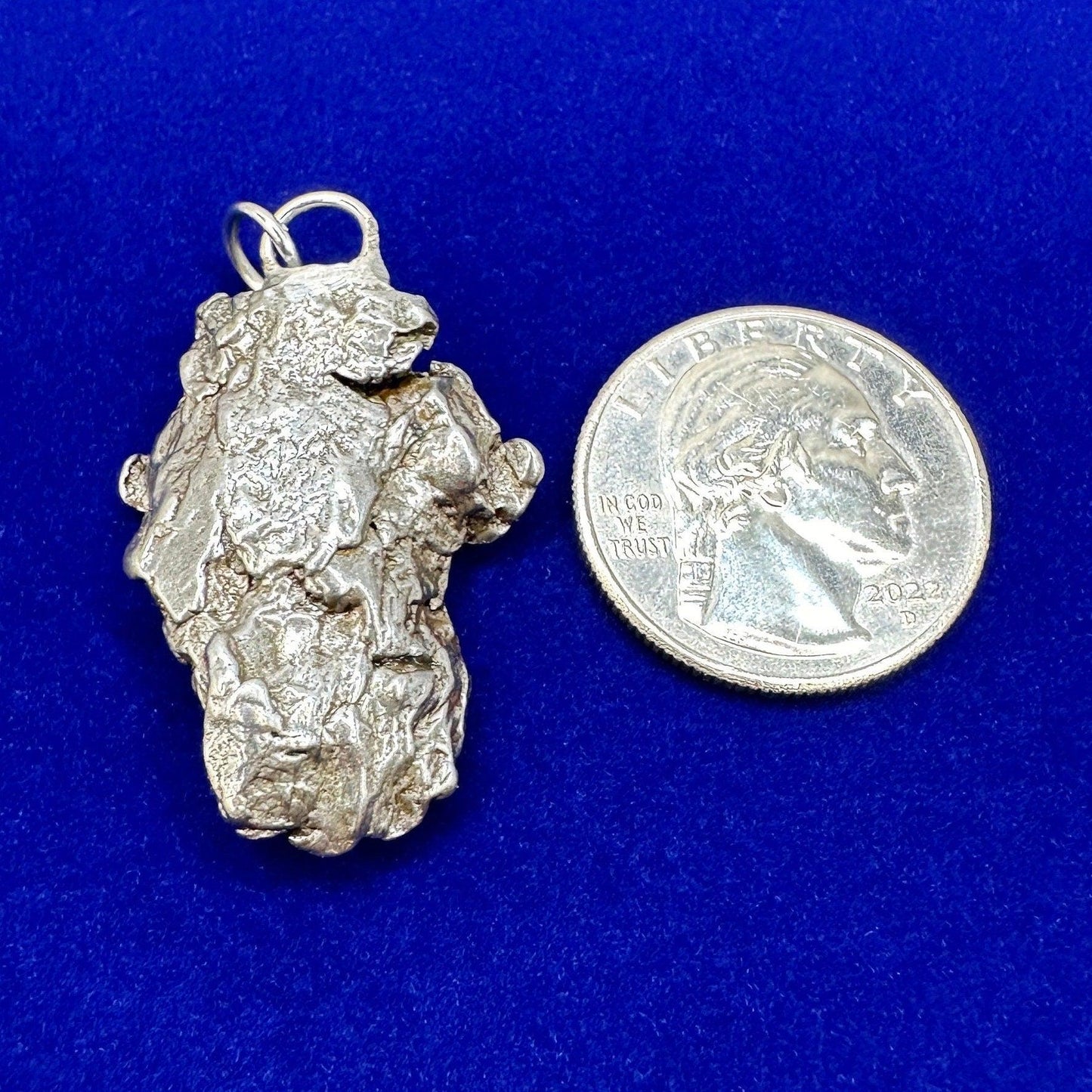 Beautiful Aletai Meteorite Pendant, 16.73 grams, Astronomy Gift, Authentic Meteorite, Meteorite Jewelry, Meteorite Pendant, COA, Space Gift