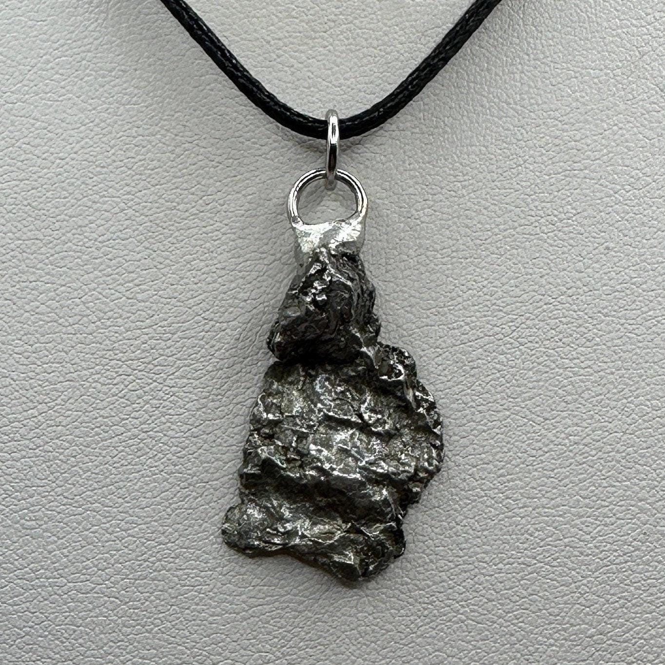 Beautiful Aletai Meteorite Pendant, 6.36 grams, Astronomy Gift, Authentic Meteorite, Meteorite Jewelry, Meteorite Pendant, COA