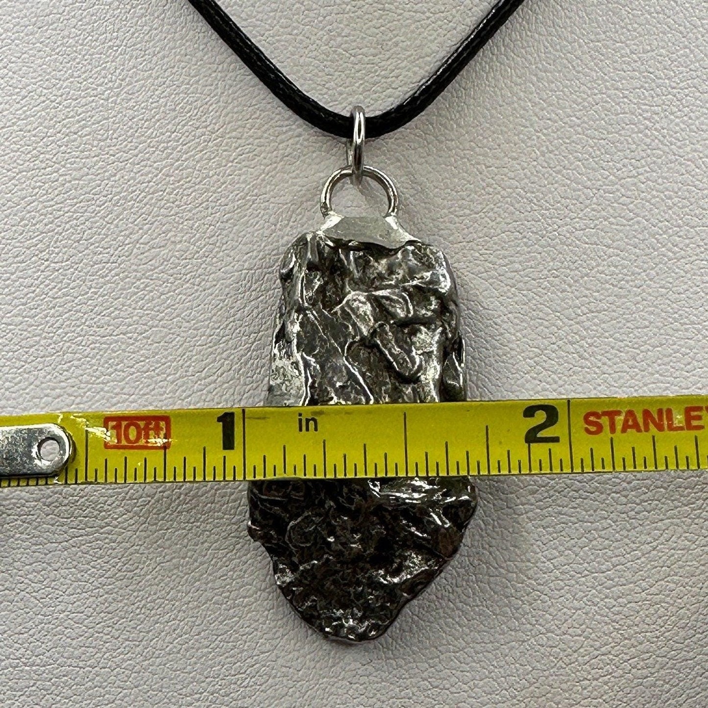 Beautiful Meteorite Campo del Cielo Pendant 16.85 grams, Astronomy Gift, Authentic Meteorite, Meteorite Jewelry, Meteorite Pendant, COA