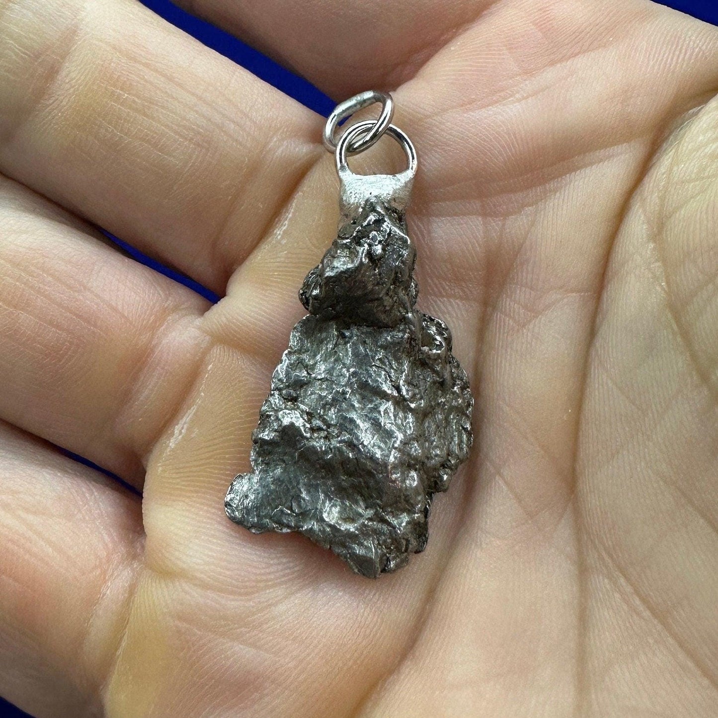 Beautiful Aletai Meteorite Pendant, 6.36 grams, Astronomy Gift, Authentic Meteorite, Meteorite Jewelry, Meteorite Pendant, COA