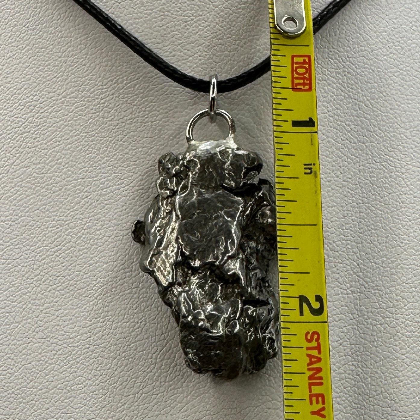 Beautiful Aletai Meteorite Pendant, 16.73 grams, Astronomy Gift, Authentic Meteorite, Meteorite Jewelry, Meteorite Pendant, COA, Space Gift