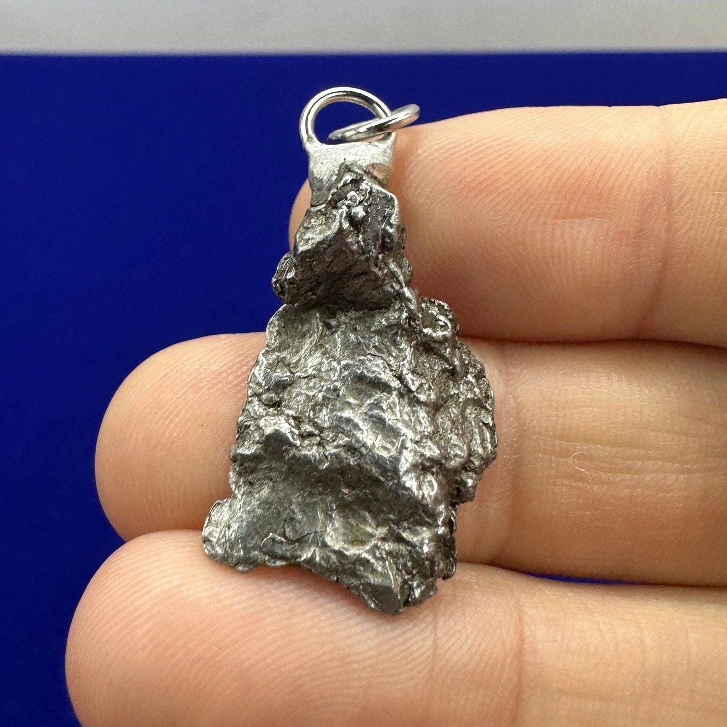 Beautiful Aletai Meteorite Pendant, 6.36 grams, Astronomy Gift, Authentic Meteorite, Meteorite Jewelry, Meteorite Pendant, COA