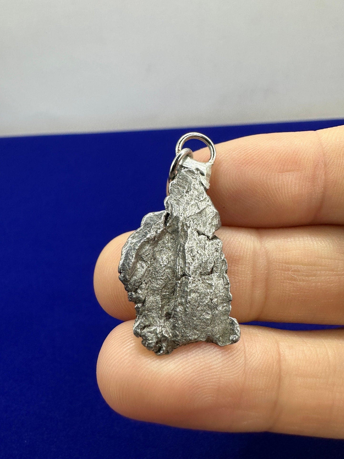 Beautiful Aletai Meteorite Pendant, 6.36 grams, Astronomy Gift, Authentic Meteorite, Meteorite Jewelry, Meteorite Pendant, COA