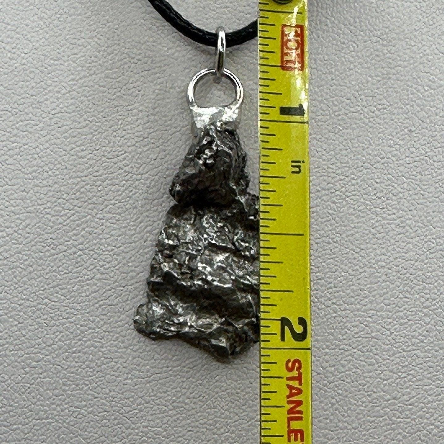 Beautiful Aletai Meteorite Pendant, 6.36 grams, Astronomy Gift, Authentic Meteorite, Meteorite Jewelry, Meteorite Pendant, COA