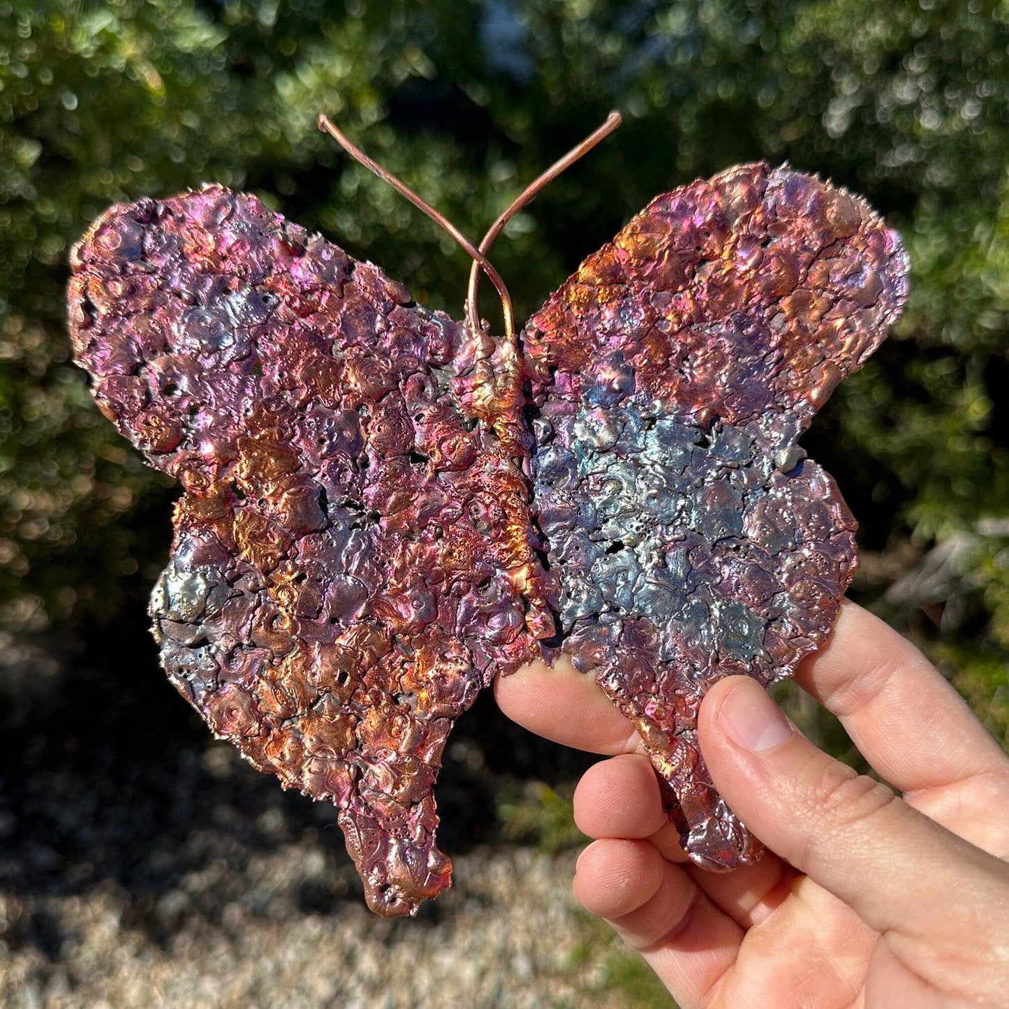 Rare Beautiful Copper Splash Butterfly, Copper Splash Art, Butterfly, Copper, Arizona Copper, Home Decor, Office Decor, Copper Wall Art