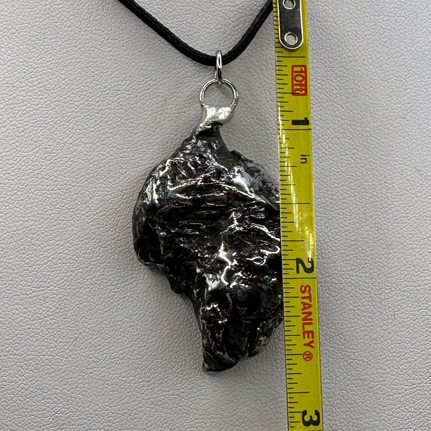 Sikhote-Alin Meteorite Pendant 37.31 grams, Polished Meteorite Pendant, Astronomy Gift, Authentic Meteorite, Space Gift, Meteorite Jewelry