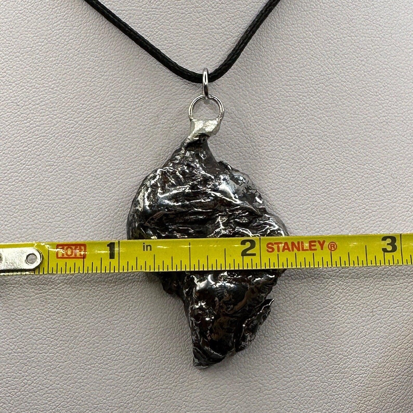 Sikhote-Alin Meteorite Pendant 37.31 grams, Polished Meteorite Pendant, Astronomy Gift, Authentic Meteorite, Space Gift, Meteorite Jewelry