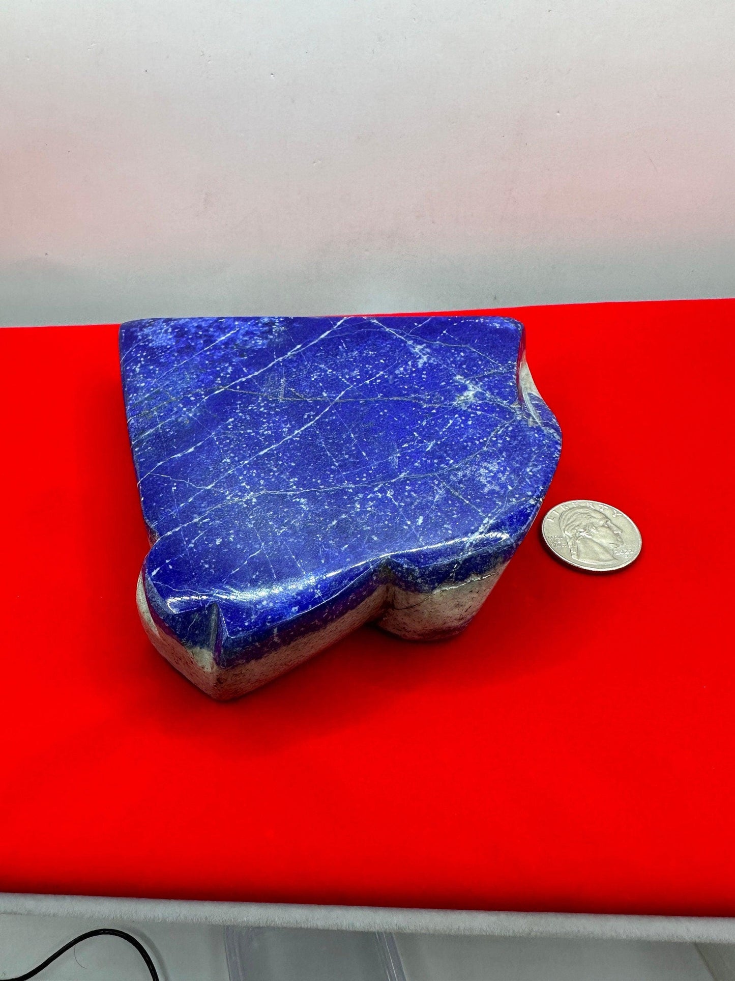 Beautiful High Quality Lapis Lazuli Stone Slab, Rock Collection, Home Decor, Reiki, Throat Chakra, Energy Work, 1 lbs 11.4 ounces