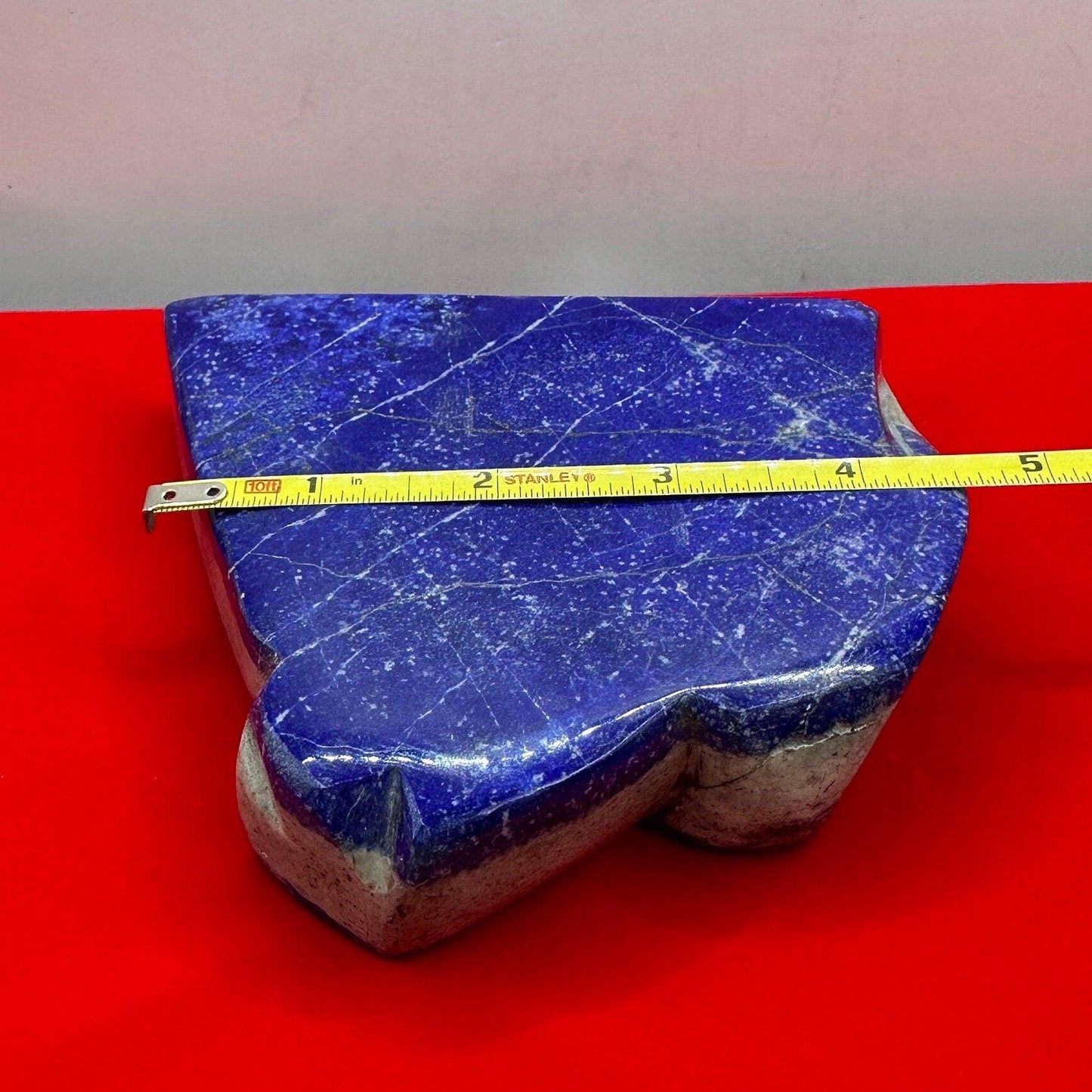 Beautiful High Quality Lapis Lazuli Stone Slab, Rock Collection, Home Decor, Reiki, Throat Chakra, Energy Work, 1 lbs 11.4 ounces