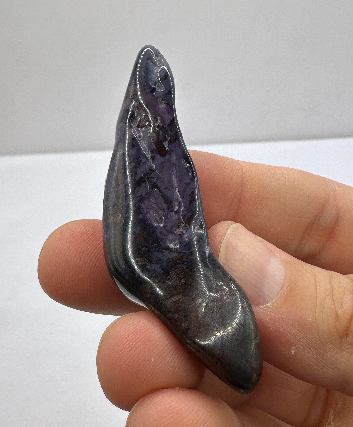 Sugalite Specimen, Polished Sugalite, Rare Sugalite, Inner Peace, South African, Reiki Energy Work, Authentic Sugalite, 23.99 grams