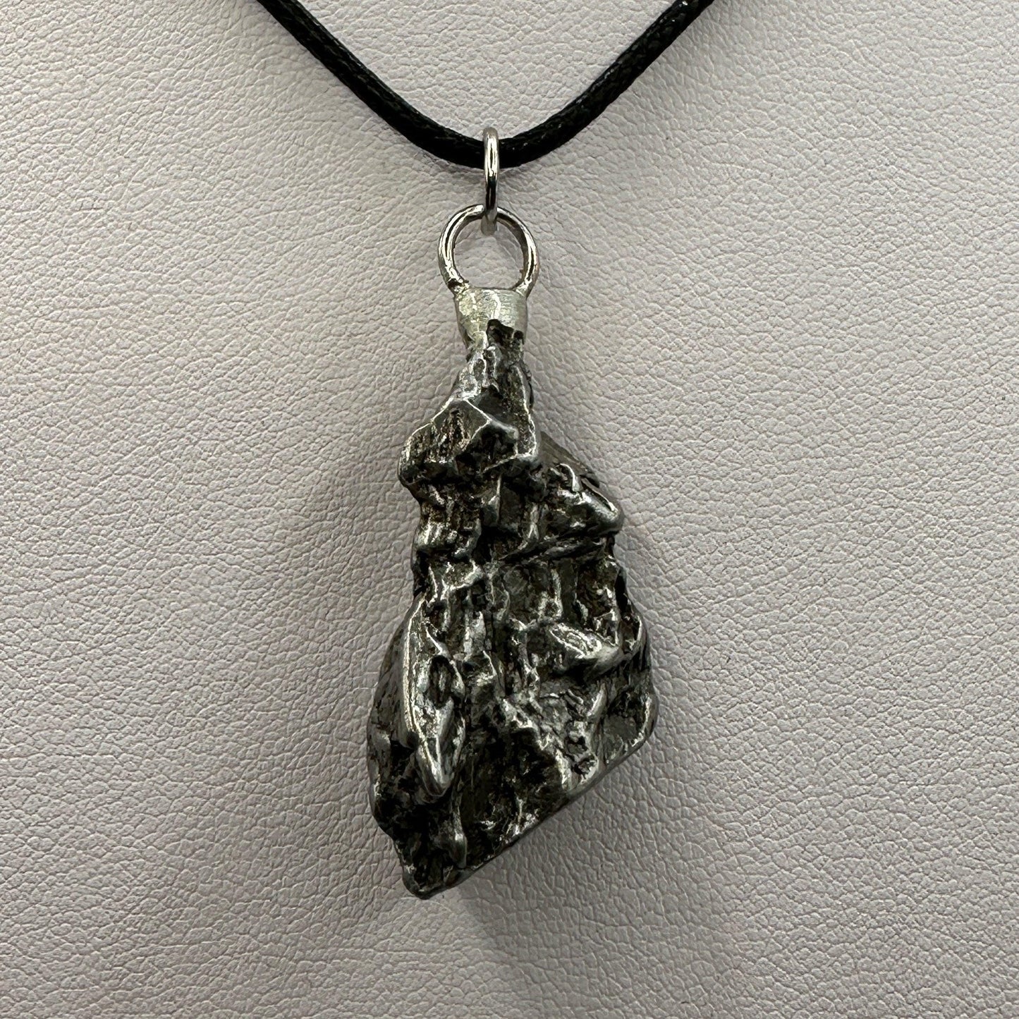 Beautiful Aletai Meteorite Pendant, 22.43 grams, Astronomy Gift, Authentic Meteorite, Meteorite Jewelry, Meteorite Pendant, COA, Space Gift