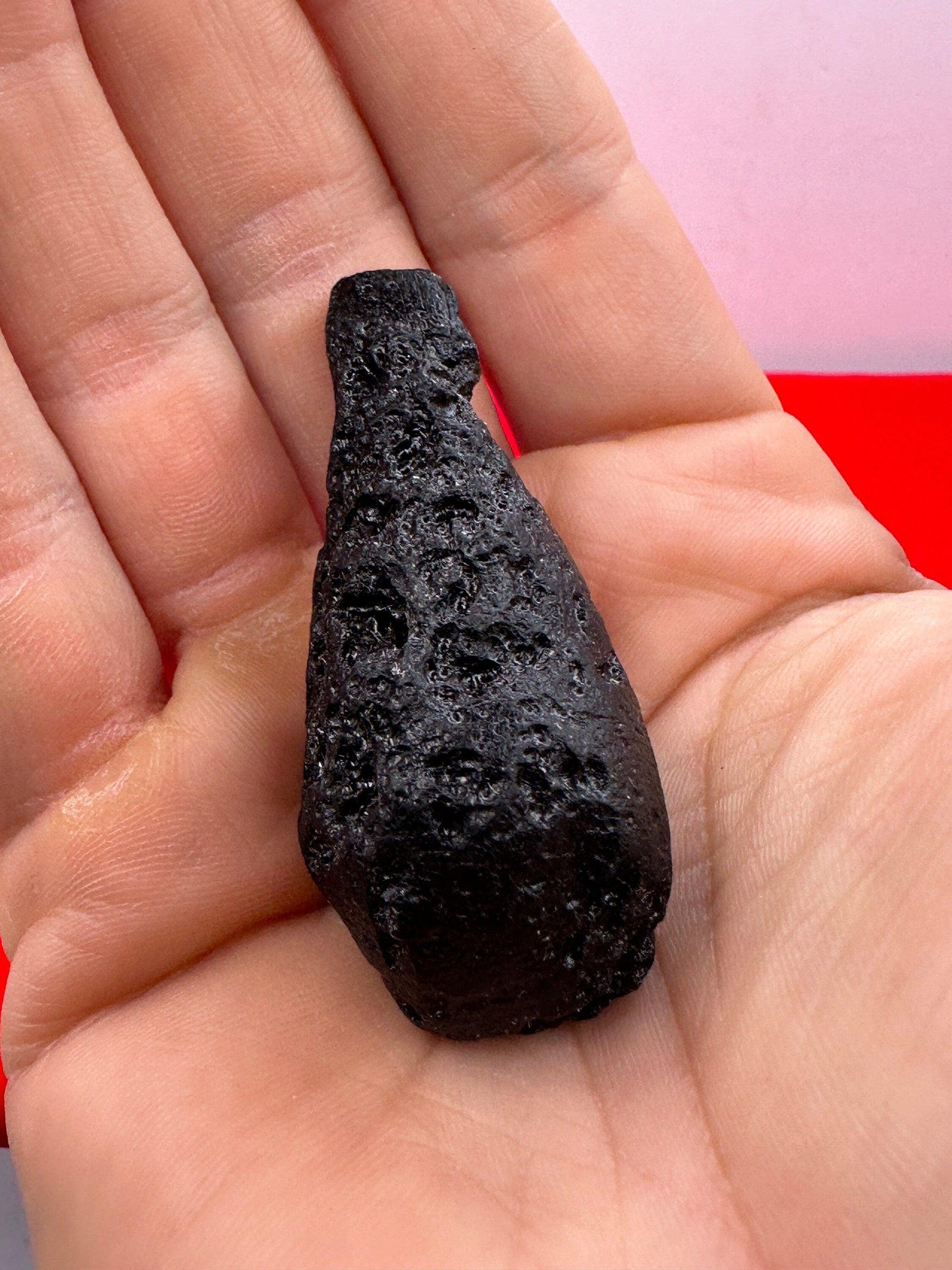 Beautiful Tektite, Indonesia, Indochinite Tektite, Rock Impactite, Dumbell Shaped, Reiki, 27.12 grams, Astronomy Gift, Tektite, Space Gift