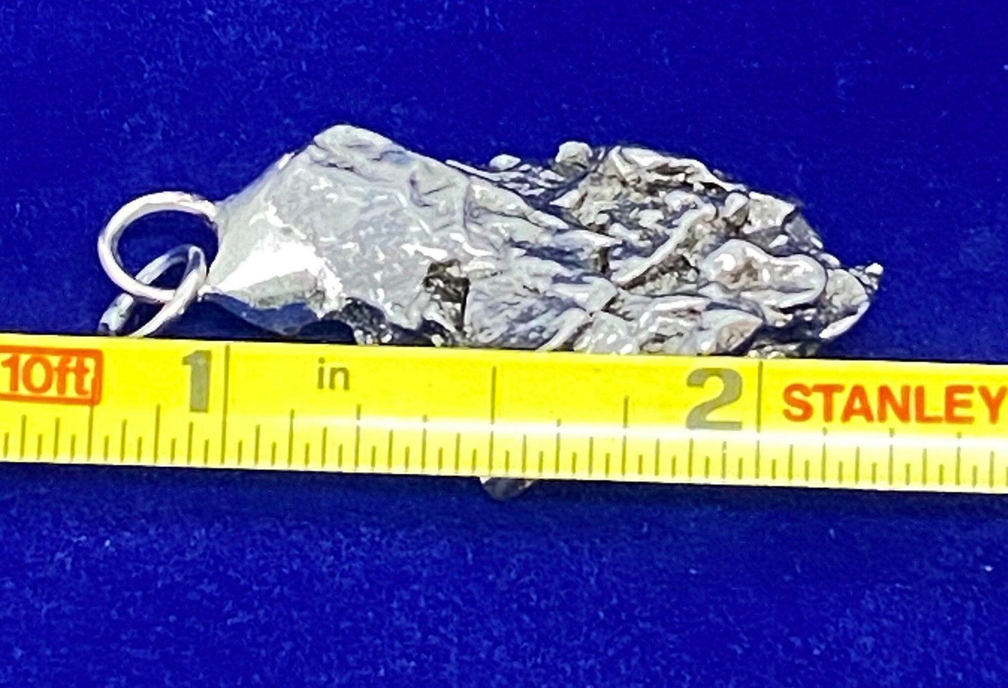 Beautiful Meteorite Campo del Cielo Pendant 16.45 grams, Beautiful and unique meteorite formation, Astronomy Gift