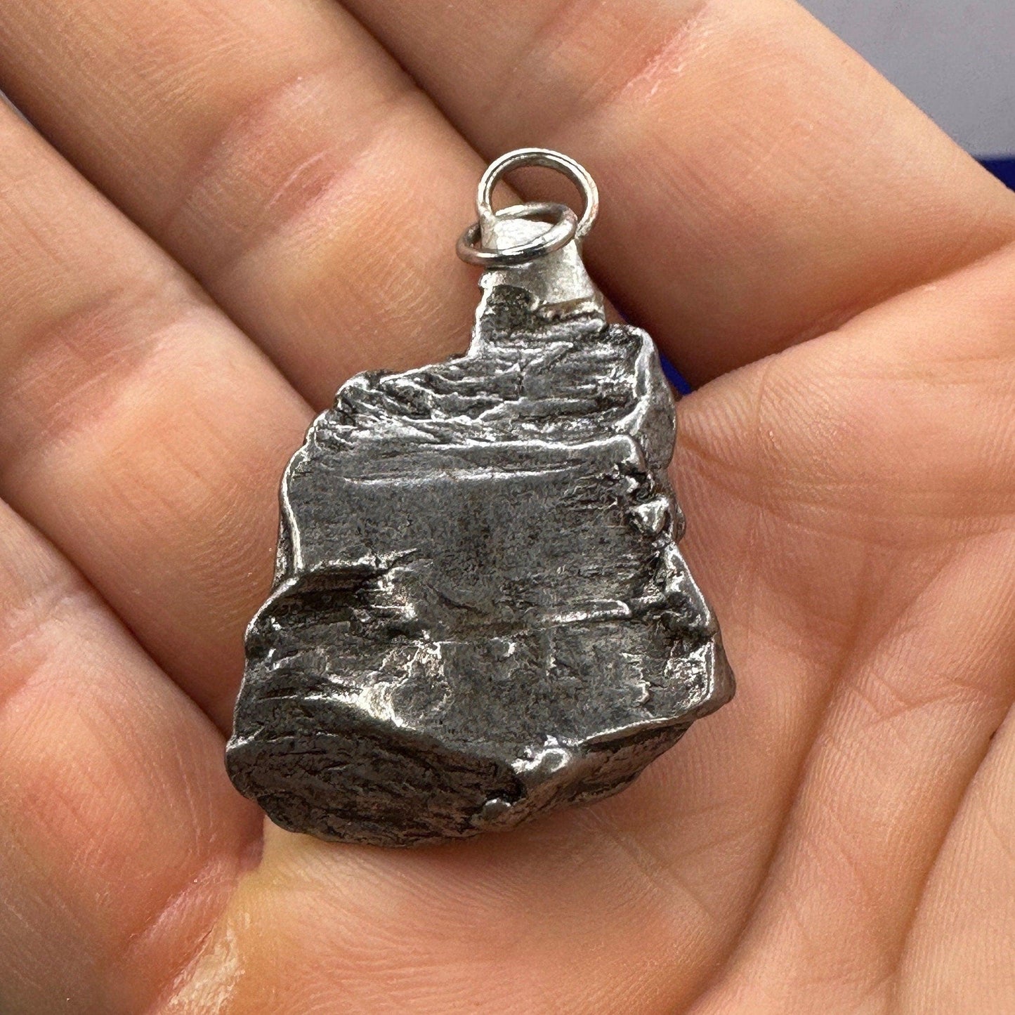 Beautiful Aletai Meteorite Pendant, 21.63 grams, Astronomy Gift, Authentic Meteorite, Meteorite Jewelry, Meteorite Pendant, COA, Space Gift