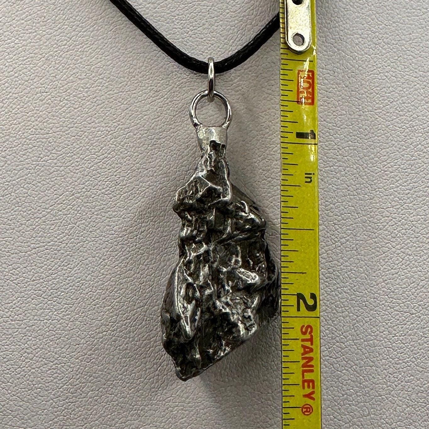 Beautiful Aletai Meteorite Pendant, 22.43 grams, Astronomy Gift, Authentic Meteorite, Meteorite Jewelry, Meteorite Pendant, COA, Space Gift