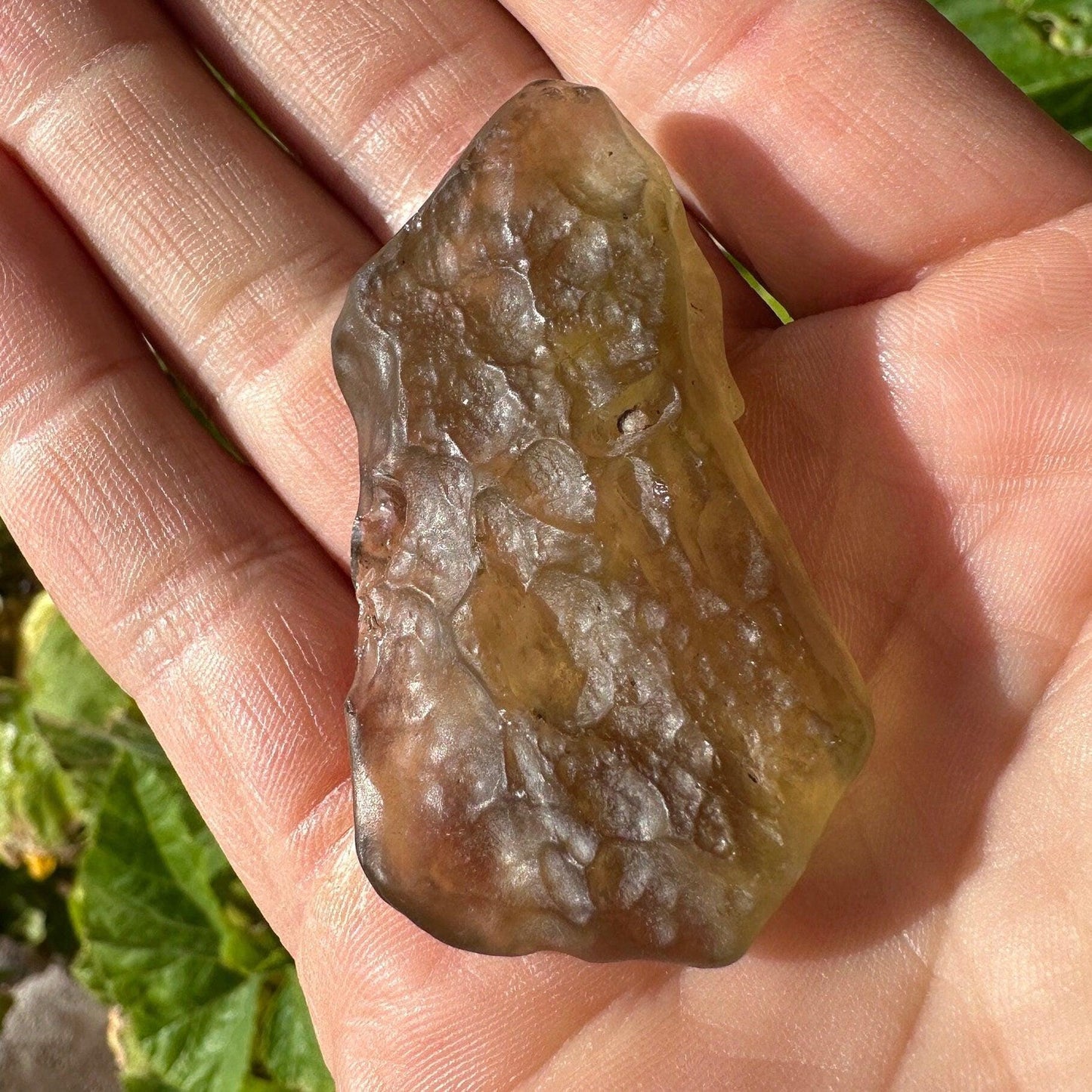 Rare Greenish Libyan Desert Glass, Libyan Gold Tektite, Golden Moldavite, Manifestation Talisman, Astronomy Gift, Space Gift, 19.78 grams