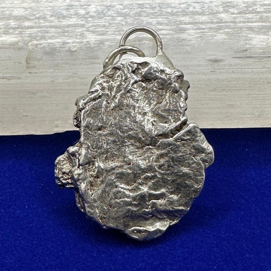 Beautiful Aletai Meteorite Pendant, 16.12 grams, Astronomy Gift, Authentic Meteorite, Meteorite Jewelry, Meteorite Pendant, COA, Space Gift