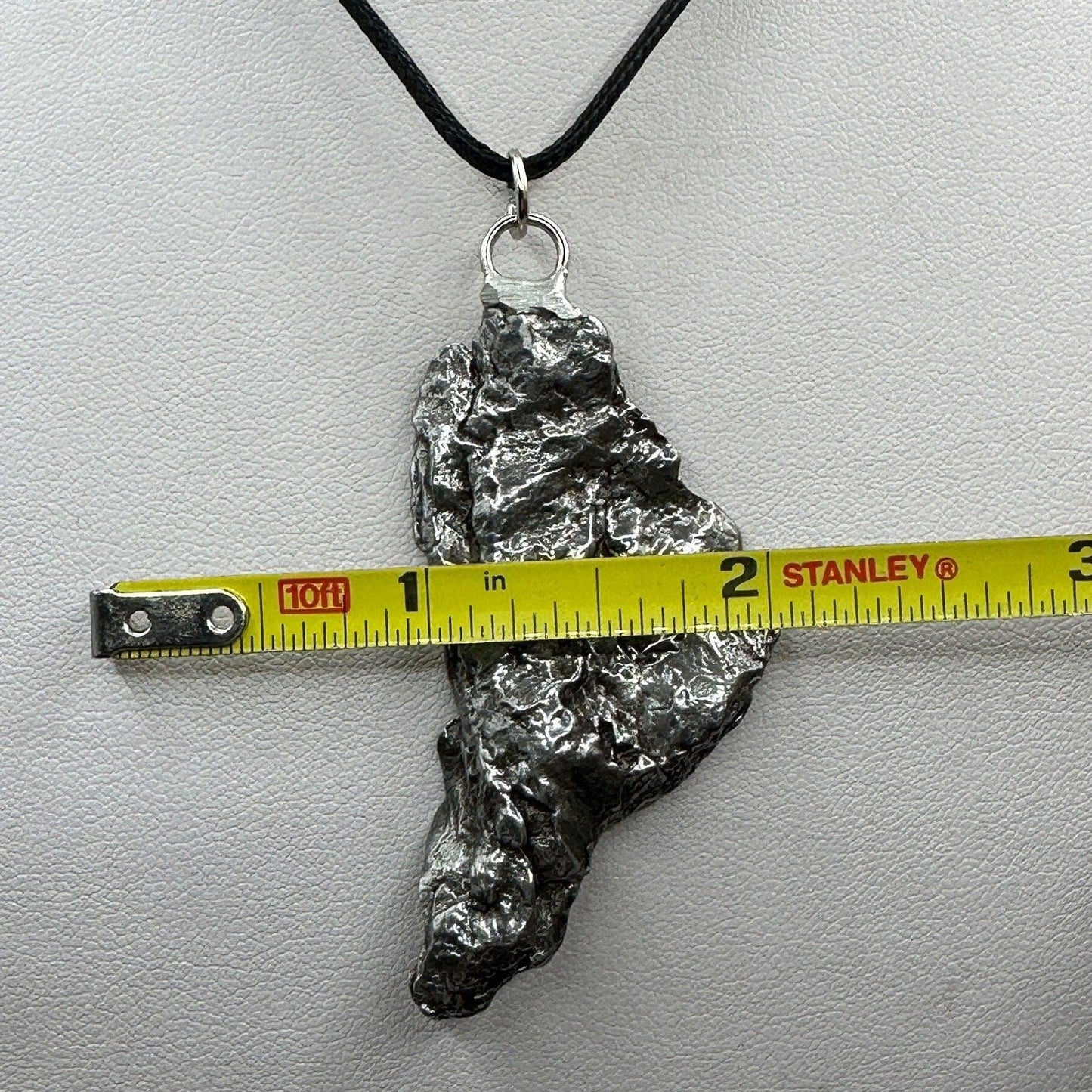 Beautiful Meteorite Campo del Cielo Pendant 18.05 grams, Astronomy Gift, Authentic Meteorite, Meteorite Jewelry, Meteorite Pendant, COA