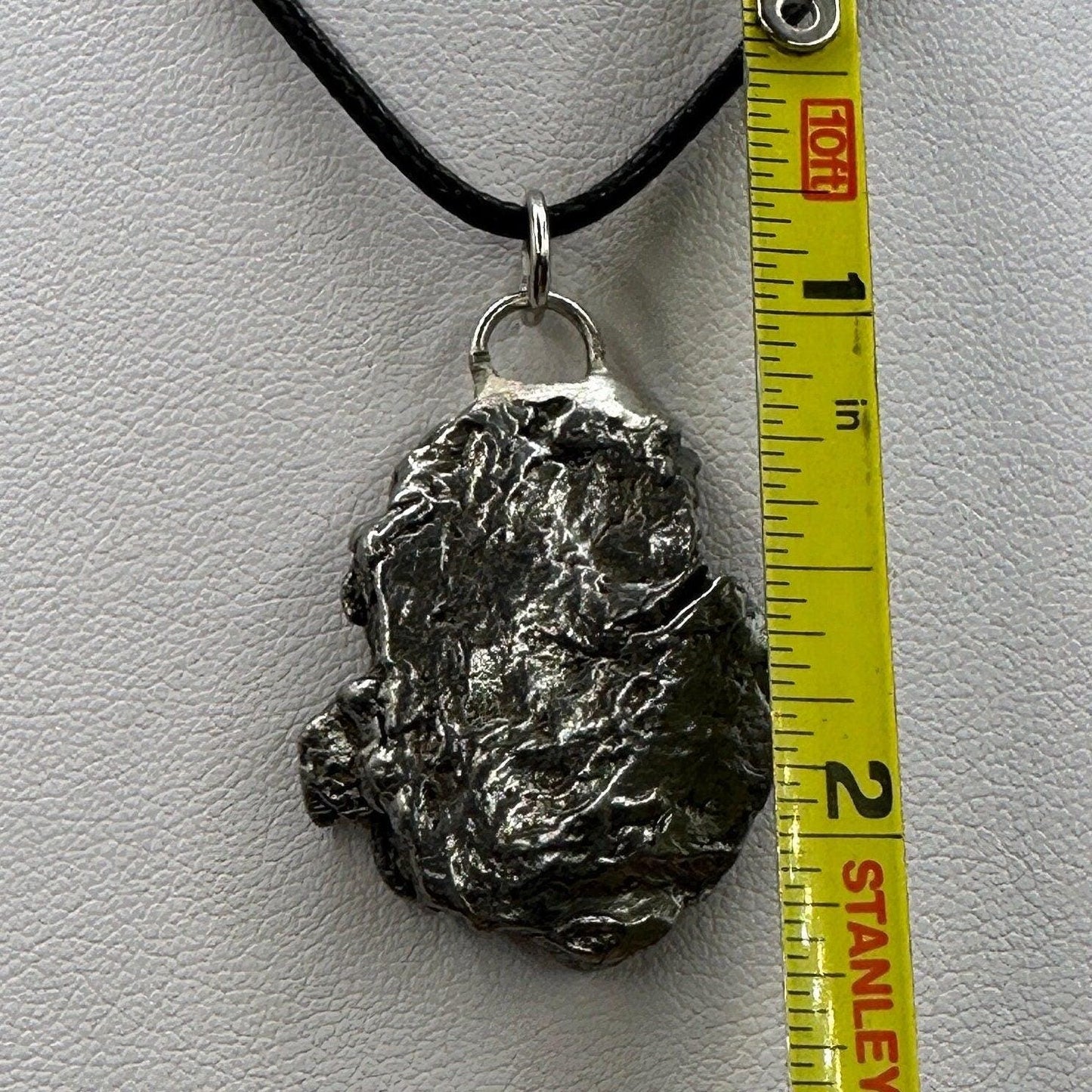 Beautiful Aletai Meteorite Pendant, 16.12 grams, Astronomy Gift, Authentic Meteorite, Meteorite Jewelry, Meteorite Pendant, COA, Space Gift