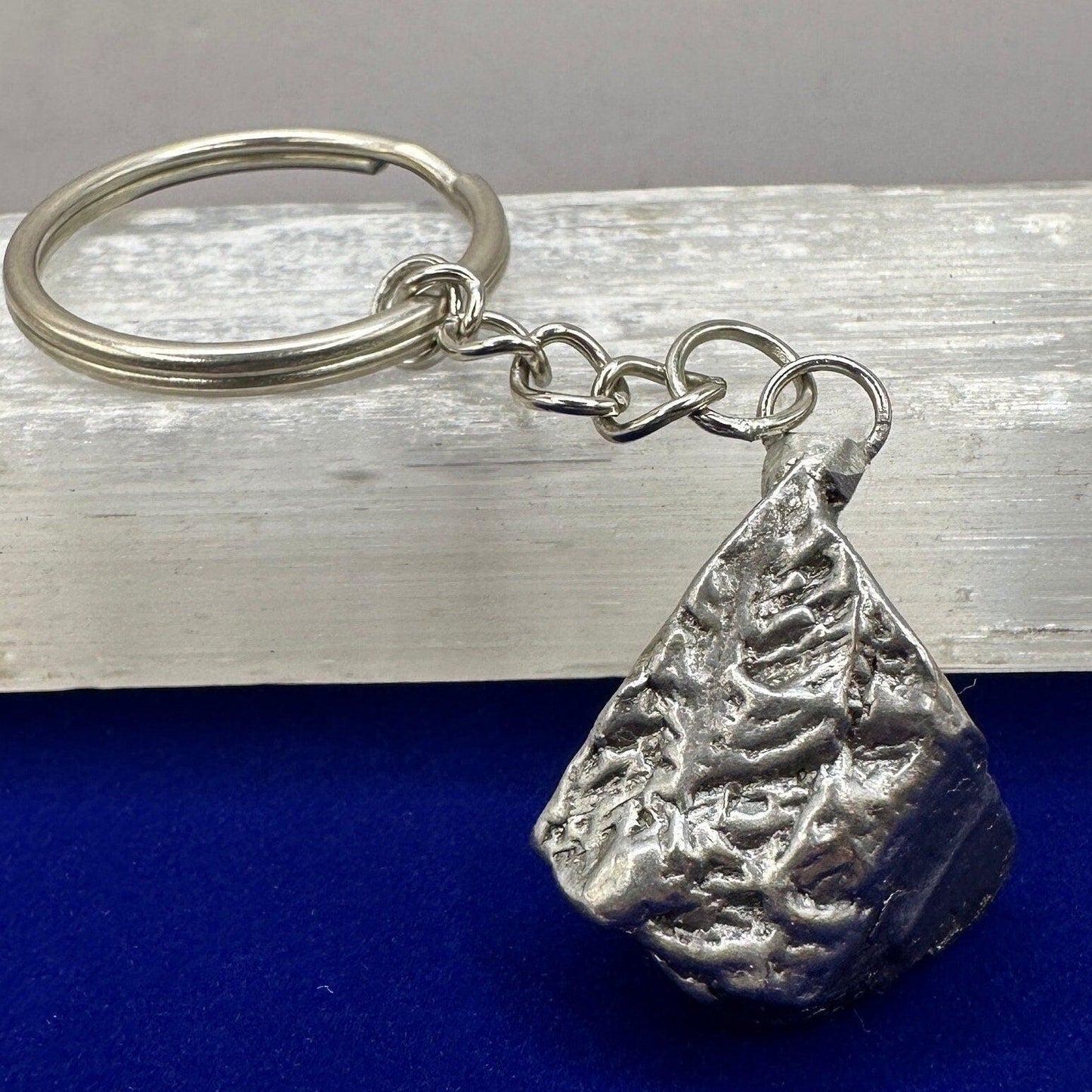 Rare Genuine Aletai Meteorite Keychain, Iron Meteorite, COA, Aletai, Astronomy Gift, Space Gift, Keychain, Space Accessories, 30.96 Grams