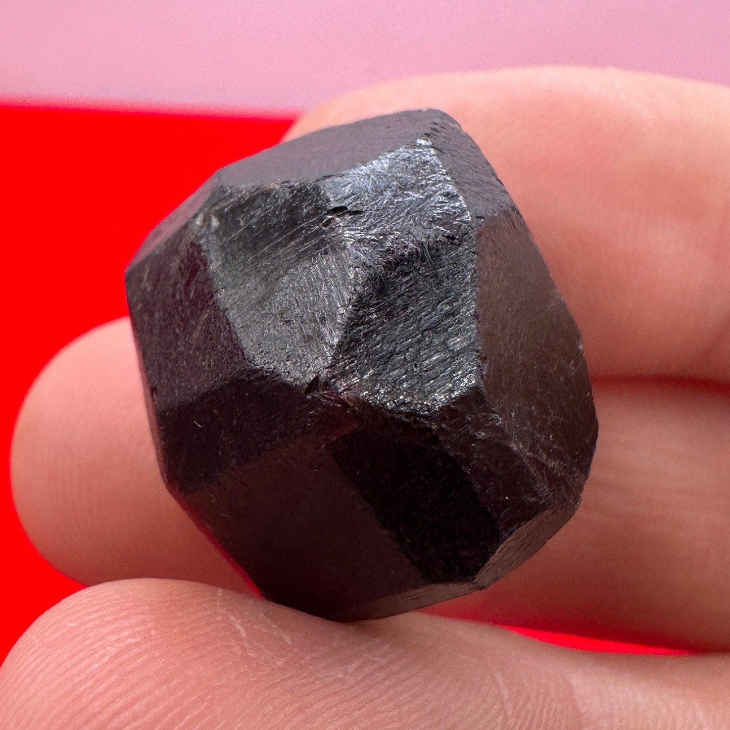 Almandine Garnet, Garnet, Morocco, Natural Garnet, Authentic, Manifestation, Protection, Rock Collection, Dodecahedron, 18.32 grams