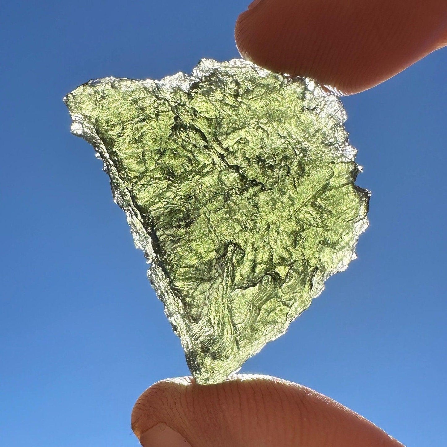 Moldavite Tektite Specimen, High Quality, Transformation, Manifestation, Reiki, Authentic Moldavite Specimen, 10.00 grams|50 carats.