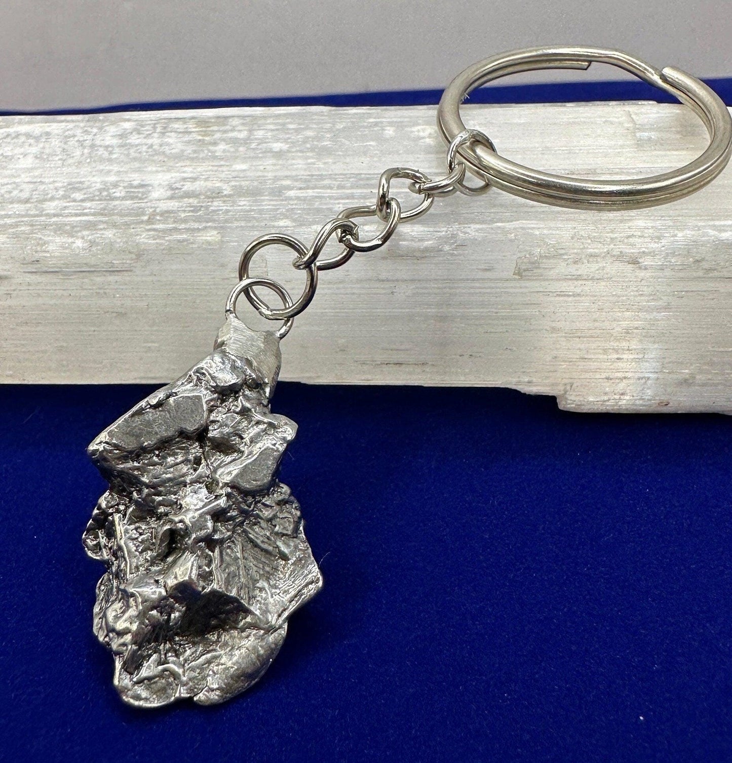 Rare Genuine Aletai Meteorite Keychain, Iron Meteorite, COA, Aletai, Astronomy Gift, Space Gift, Keychain, Space Accessories, 29.14 Grams