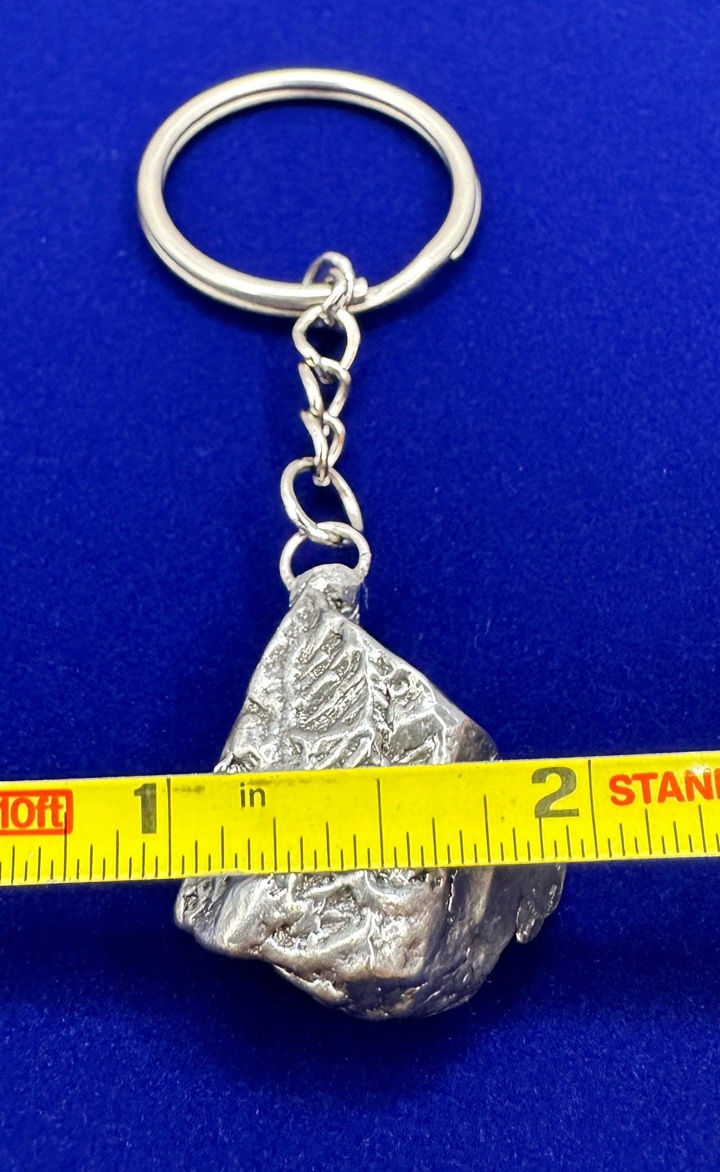 Rare Genuine Aletai Meteorite Keychain, Iron Meteorite, COA, Aletai, Astronomy Gift, Space Gift, Keychain, Space Accessories, 30.96 Grams