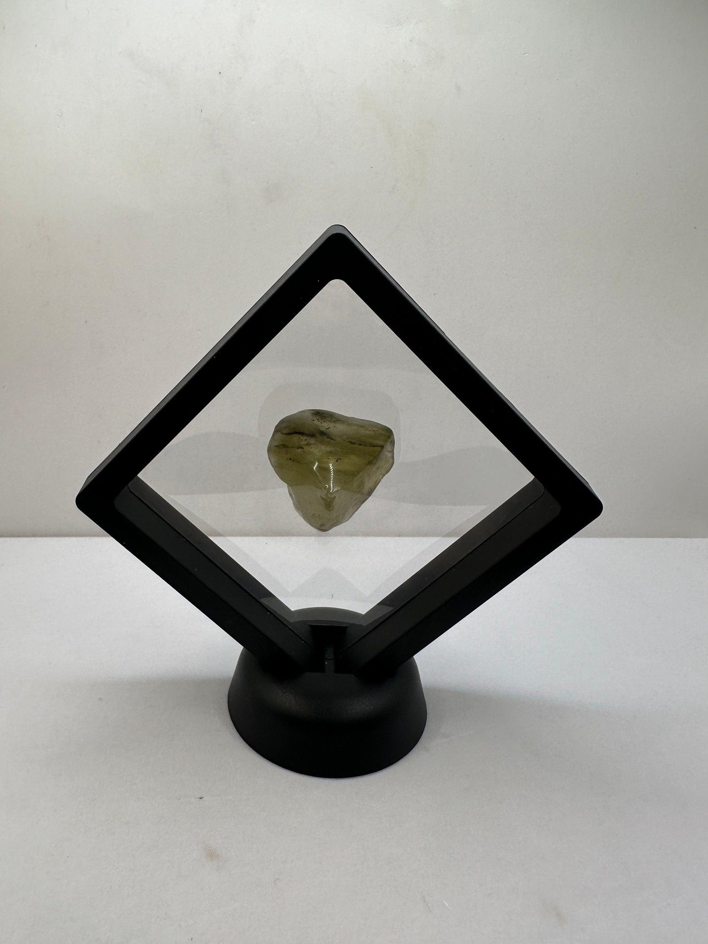 Rare Greenish Libyan Desert Glass, Libyan Gold Tektite, Golden Moldavite, Manifestation Talisman, Astronomy Gift, Space Gift, 18.34 grams