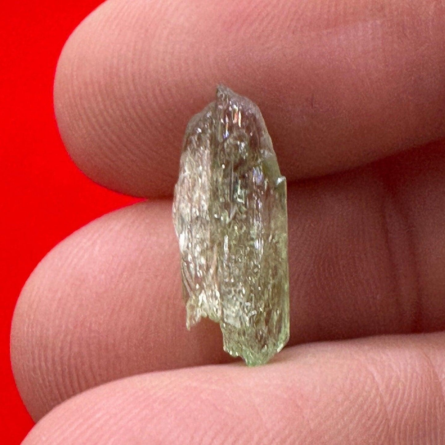 North Carolina Hiddenite, Authentic Hiddenite Crystal, Rare and Unique Crystal, Hiddenite Crystal, Healing Crystal, Reiki, 3.05 carats