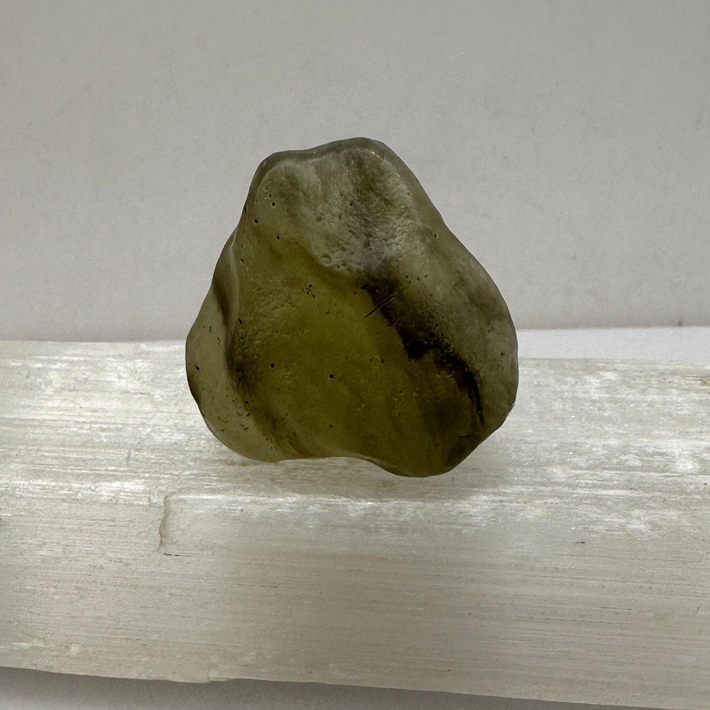 Rare Greenish Libyan Desert Glass, Libyan Gold Tektite, Golden Moldavite, Manifestation Talisman, Astronomy Gift, Space Gift, 18.34 grams